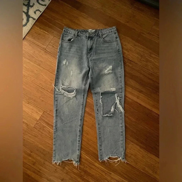 Princess Polly distressed jeans size 6‎ - Picture 1 of 9